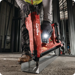 BX 4-22 Akülü Beton Çivi Çakma Tabancası + Pil & Şarj Seti