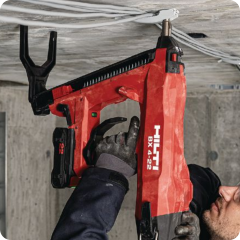 BX 4-22 Akülü Beton Çivi Çakma Tabancası + Pil & Şarj Seti