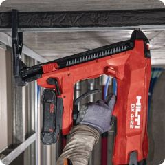 BX 4-22 Akülü Beton Çivi Çakma Tabancası + Pil & Şarj Seti