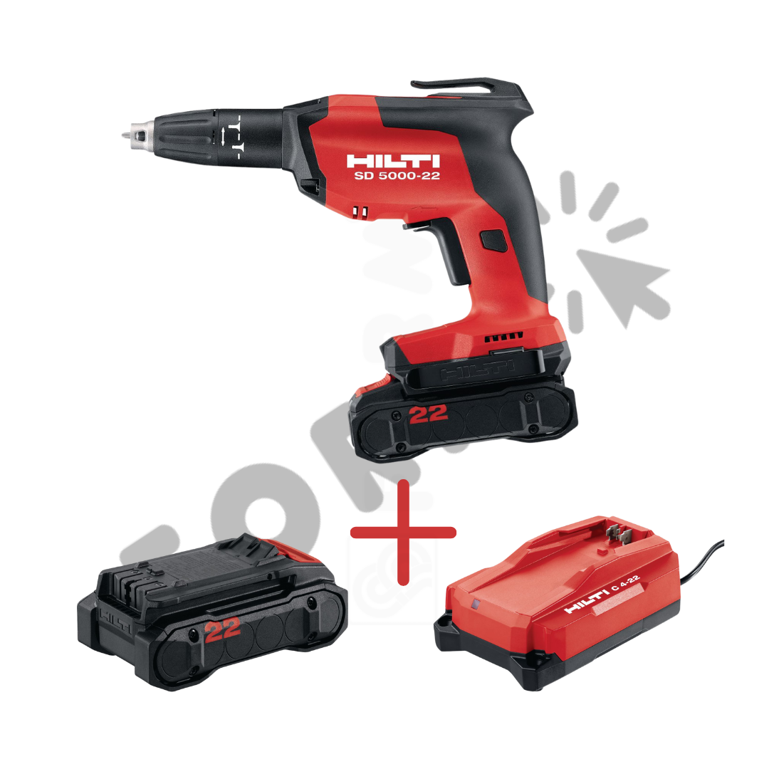 SD 5000-22 Akülü Alçıpan Vidalama Makinesi (2 batarya + C4 şarj)