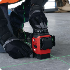 PM 30-MG Çoklu Çizgisel Lazer + Batarya + Şarj Cihazı I Set