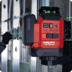 PM 30-MG Çoklu Çizgisel Lazer + Batarya + Şarj Cihazı I Set