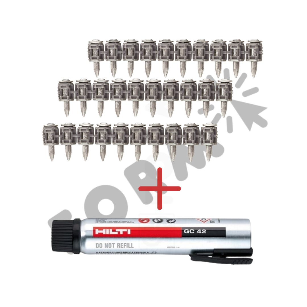 GX 3 Gaz + 1.200 Adet Çivi I Set