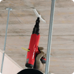 DX 2 Barutlu Çivi Çakma Tabancası + DX Kapsül + Tavan Askısı Set (100'lü)