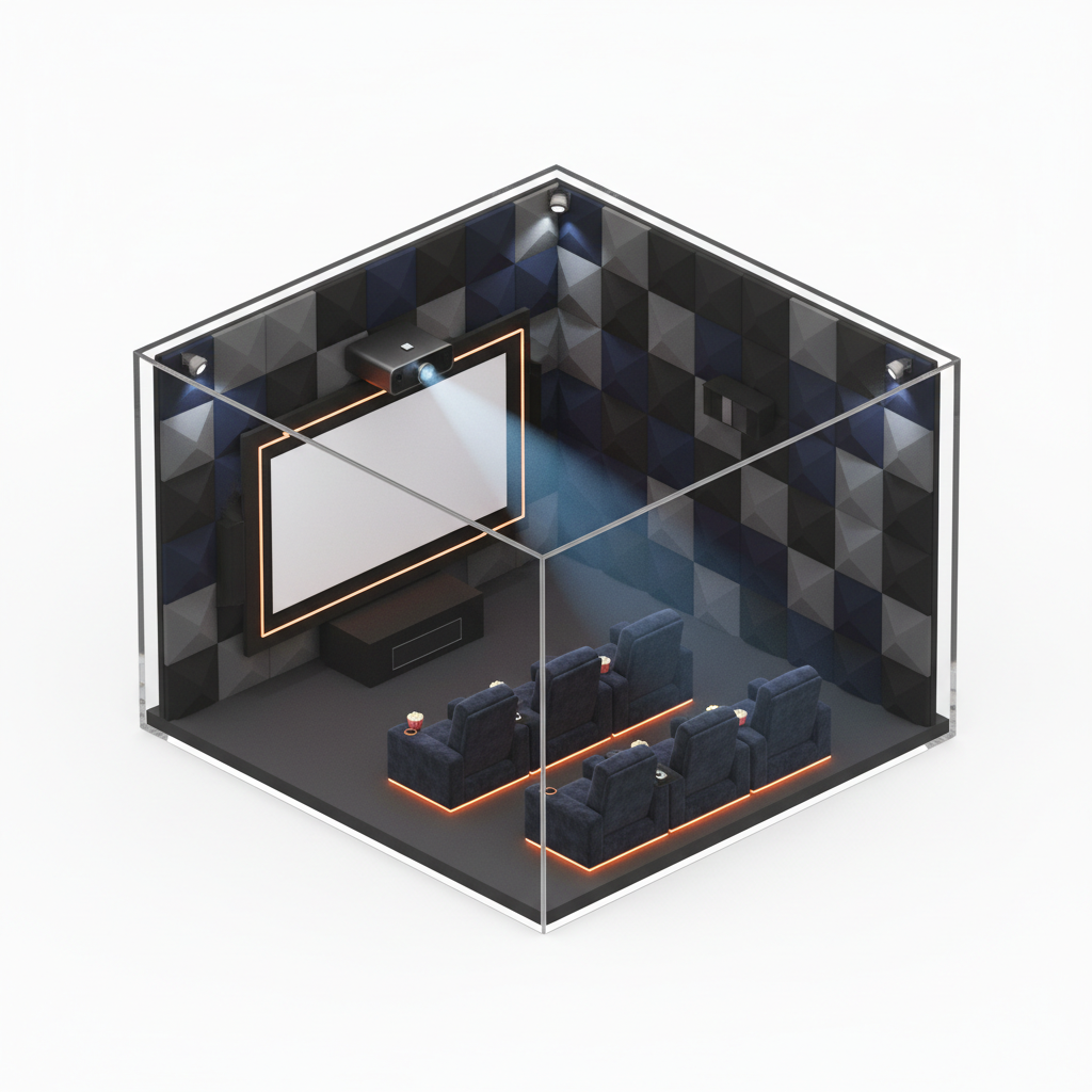 Ev Sinema Odası Akustik Uygulama ve Ses Yalıtımı