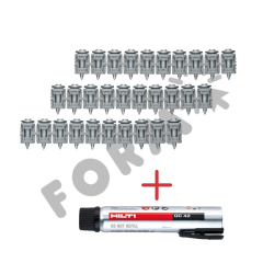 Hilti GX 3 İçin 1200 Adet Çelik Çivi + Gaz